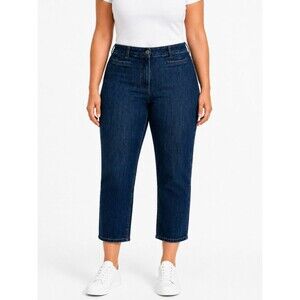 Lands End Y2k Jeans Size 12 Fit 1 Crop Denim